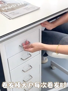 Portable Silicone Curling Iron Storage Bag Non-Slip Foldable Hair Straightener Heat Insulation Mat