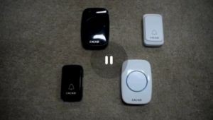 💯กริ่งประตูที่ขายดีที่สุด💯กริ่งประตูไร้สาย Cacazi ระยะการใช้งาน 300 เมตร เสียงเมโลดี้ที่สดใสหลากหลาย ริงโทน 38 เสียง กันน้ำและฝุ่น ดีไซน์สวยงาม Cacazi Wireless Doorbell Set🔔ใช้แบตเตอรี่🔔