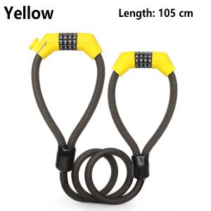 TTPRO bicycle double-sided lock high hardness zinc alloy anti-theft password helmet lock For Cycling Two bicycles work together