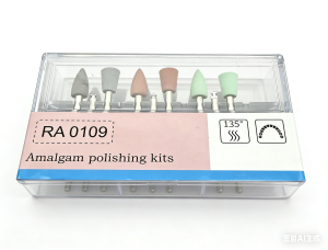Dental Equipment RA0109 High Quality Amalgam Polishing Kits Dental Low Speed Dental Handpiece Use Diamond Burs Three Colors Bur