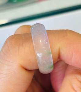 Nhẫn nữ mã não ngọc thuỷ tảo băng chủng hoa bay xinh xinh