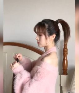 วิกหางม้า วิกผมหางม้า วิกหางม้าผู้หญิง แฮร์พีชผมยาว วิกผมตรง วิกหางม้าแบบผูก แฮร์พีชผมปลอม วิกผมแฟชั่น