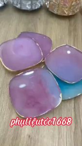 Đá cẩm thạch pha sơn gel - Đá tán màu gel vẽ chụp mẫu nail nhiều màu