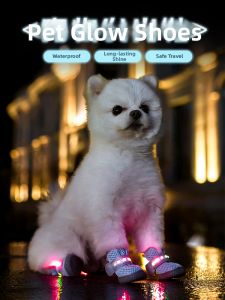 VOA | Waterproof Glowing Shoes for Small Dogs