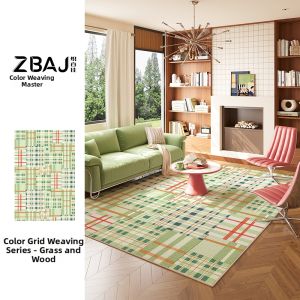 ZHIBAIJIA | Dopamine Line Color Carpet for Bedroom and Living Room