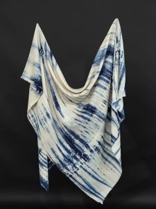 Vải Trang Trí Phong Cách Trung Hoa Màu Xanh Trắng Sơn Mài Vải Thiết Kế Quần Áo Vải Dây Treo Vải Trang Trí Mùa Hè 2024 Vải Polyester