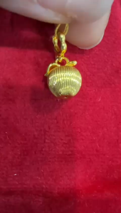 Poh Heng Jewellery 22K Golden Apple Charm in Yellow Gold *Online Exclusive*[Price By Weight]