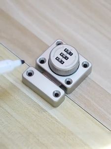 Password Door Latch Digital Password Bolt Lock Zinc Alloy Password Latch Universal Password Lock