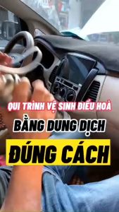 Bọt tẩy vệ sinh khử trùng điều hoà xe hơi xịt khử mùi điều hoà dàn lạnh vệ sinh dàn máy lạnh ô tô Flamingo 500ml