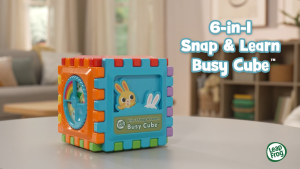LeapFrog 6-in-1 Snap & Learn Busy Cube | Baby Toy | Early Learning Toy | 12 months+
