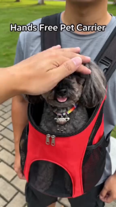 Pet Carrier Front Bag Breathabl Dog Shoulder Bag Pet Travel Front Back for Small Dog Cat