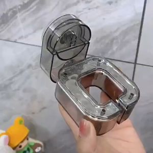 Hair Dryer Holder 360° Rotating Hair Dryer Rack No-Punch Wall-Mounted Suction Cup Storage Rack Bathroom Storage 吹风机支架