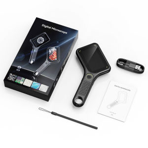 500X Digital Microscope Handheld Microscope with Magnifying Glass 3.0inch Big Screen 2MP for Jewelry Electronics Watch Repair