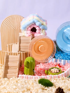 [FULL MÀU] wheel silent running không ồn  chạy như lướt sóng dành cho hamster - T3 PETS SHOP