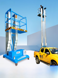Aluminum Alloy Mobile Hydraulic Elevating Platform for Pickup Truck Electric Powered High Rise Work Lift Truck Cargo Hoist