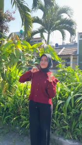 Oneset Alidah Cardigan Rajut Motif Polos Setelan Celana Kulot Premium Wanita Lengan Panjang Kekinian