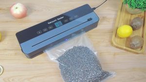 Warranty 365 days 8 in 1 Vacuum sealer Sealer machine Food vacuum sealer Food Fresh Compression Sealing Machine Vacuum sealer bag Smart touch screen Automatic violet light sterilization Dry wet powdered and oily Cutter Sealer for packaging