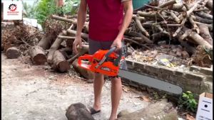 máy cưa xích chạy xăng mitsu g750 dung tích xy lanh 60cc nòng 44 ly bảo hành 24 tháng