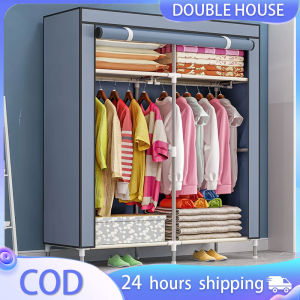 Simple Dust-Proof Wardrobe: Clothes Cabinet Zipper Wardrobe Fashion Clothes Storage Wardrobe Easy to Install