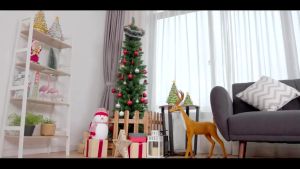 Christmas Tree 7ft Makapal Christmas Tree Slim Christmas Tree 4FT/5FT/6FT/7FT/8FT Slim Christmas Tree Xmas Tree