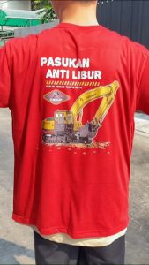 KAOS ATASAN OBLONG DEWASA PRIA/LAKI-LAKI LENGAN PENDEK DISTRO GAMBAR DEPAN BELAKANG KAOS BEKO-730
