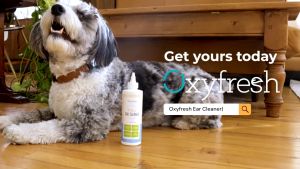 Oxyfresh Pet Ear Cleaner (30ml/118ml) - Cat & Dog Ear Infection/Earmite - Ear Cleaner | Ubat Pencuci Telinga Kucing