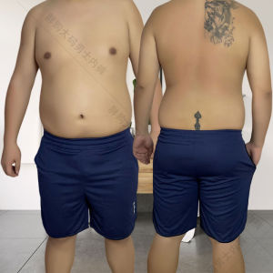 Mens Summer Thin Quick Dry Simple mid Waist Five-Quarter Sports Casual Pants Breathable Loose plus Size Shorts