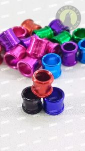 SEMPATI Ring Penanda Kaki Burung Jalak Gelang Kaki Burung Foot Bird Velg Ring Alumunium Cincin Kaki Burung 5mm 5 Mm Ring Pengaman Kaki Burung Jalak