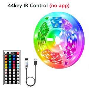 RGB Led Strip Lights 1M 5M 10M 20M 30M USB 5V IR Control Led Tape Flexible Ribbon LED Tape Diode for Home TV Backlight Decor