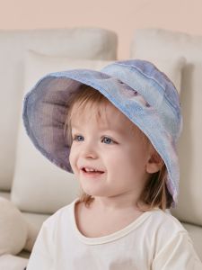 Baby Sun Hat Summer Protection: Lightweight Cotton Flax Sunscreen Hats