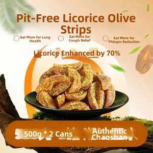 LIANGQINBAODOU | Premium Chaoshan Specialty Nine-Process Licorice Olive Strips