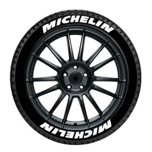 3D Letters MICHELIN Tire Stickers Connected Lettering Wheel Logo Car Sticker Tuning Decals Styling