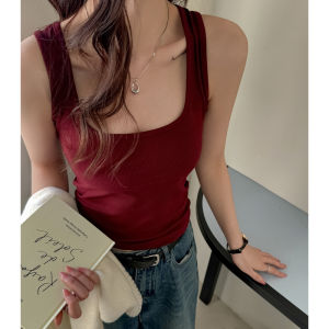 MiiOW | Áo ba lỗ nữ dáng ôm mùa hè mới 2025 MiiOW Cat Person Áo ba lỗ cổ tròn tay ngắn bằng sợi polyester và sợi nylon