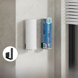 Kitchen Wall-Mounted Storage Rack No-Drilling Pot Lid Holder Vegetable Board Display Stand Stainless Steel Kitchen Organizer