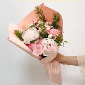20PCS English Wrapping Paper Romantic Handmade DIY Gift Bouquet Alphabet Wrapping Paper