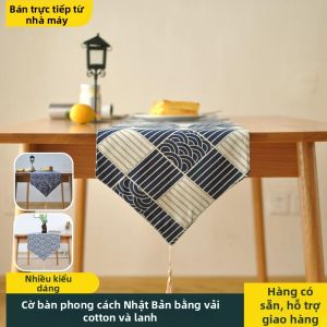 Đế Lót Ly Trà Đôi Lớp Gai Nhật Bản Phong Cách Zen Mẫu Sóng