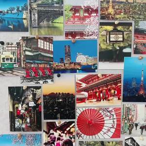 30Pcs 10x14cm Travel Landscape Photography Postcards DIY Wall Art Background Posters Stickers Home Decor Journal Pictures Card