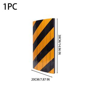 Car Foam Warning Sign Bumper Cylinder Garage Wall Protector Foam Edge Corner Car Anti-Collision Sticker Protecting Wall Corner