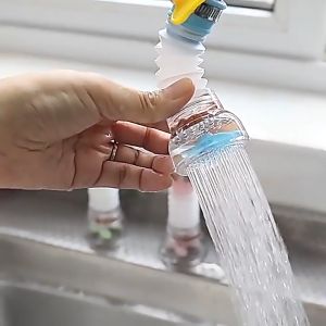Sambungan Kran Air Fleksibel Penyaring/Filter Air Keran Faucet (ada Klem)