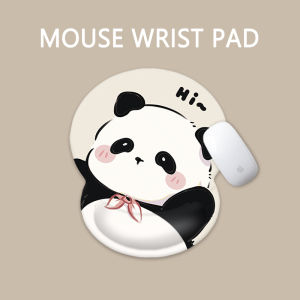 Cute Panda Wrist Support Mouse Pad Office Silicone Cartoon Girls Computer Keyboard Rest Memory Foam Mouse Mat/Pad