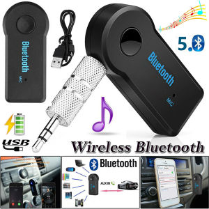 2 In 1 Wireless Bluetooth 5.0 Receiver Transmitter Adapter 3.5mm Jack For Car Music Audio Aux A2dp Earphones Reciever Handsfree