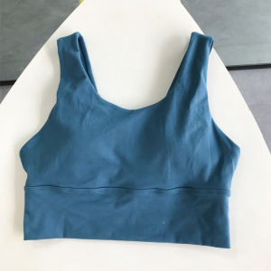 Womens Sports Yoga Tank Top Built-In Bra Breathable High Elastic Fitness Short Vest Beautiful Back Fixed Height Support