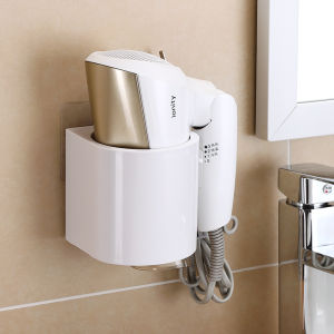 Hair Dryer Rack Punch-Free Bathroom Toilet Storage Rack Wall Hanging Hair Dryer Rack Hair Dryer Shelf