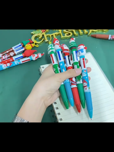 [SG Local Seller] 4 color / 10 color 0.5mm Pen For Xmas Present Kids Birthday Gift School Event Christmas Gift