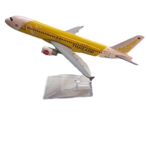 6 Inches Amazing Thailand HS-ABX Airbus A320 16 cm Diecast Metal Airplane with Display Stand for Aviation Enthusiasts