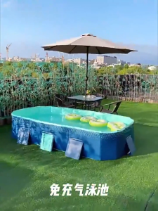 Childrens bath pool Non Inflatable Swimming Foldable Kids Pool Big Size Swimming pool Family Pool Kolam renang 可折叠泳池
