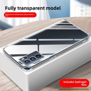RISEOUS | Oppo Find X7 Compatible Shockproof Transparent Silicone Soft Full Coverage Phone Case
