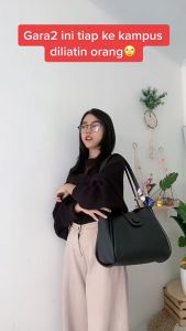 Tas Kuliah wanita Terbaru 2025 Tote bag wanita Tas Bahu Bahan Kulit OOTD Viral