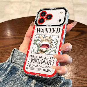 One Piece | O-ONE Anime P-PIECE Japanese Phone Case For iPhone 11 12 13 14 15 16 17 Plus Pro Max Transparent Shell