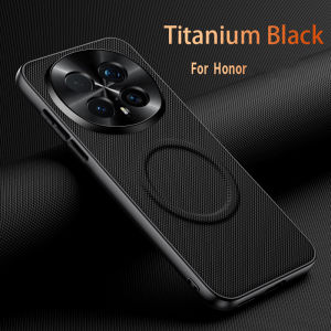 Luxury Busienss Woven Texture Magnetic Case For Honor Magic 8 Pro 7 Lite 6 Pro X9D X9C X8C X7D/C 600 Pro 400 Lite Protect Cover